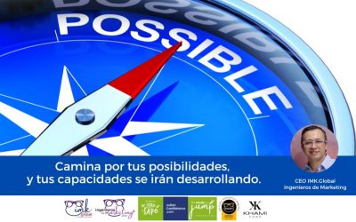 Camina por tus posibilidades y tus capacidades se irán desarrollando.