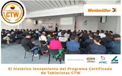 El histórico lanzamiento del Programa Certificado de Tableristas CTW Weidmüller Colombia